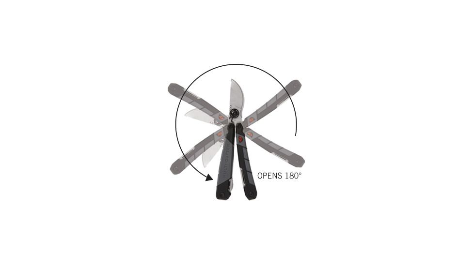 Real Avid Multi-Cutter Portable Multi-Tool, 3in. 440 Drop Point Knife AVXHT-1B