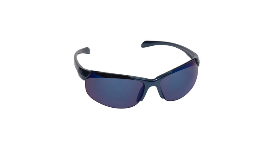 Real Kids Shades Blade Sunglasses - Blue Shiny Metallic Frame 7-12 Years, Blue, 7-12 Years 712BLADEBLUE