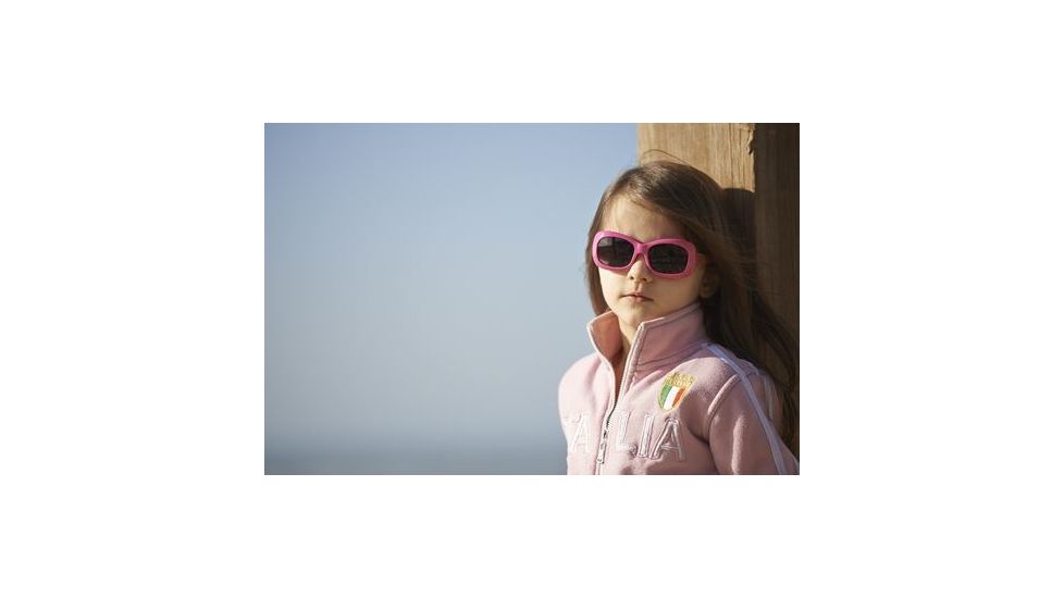 Real Kids Shades Girl's Unbreakable Breeze Sunglasses, Pink Frame with Polarized Brown Lens, Youth 7BREPKPKP2