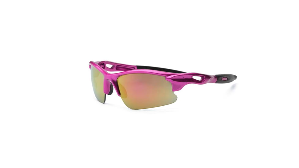 Real Kids Shades Pink Sweep Polycarbonate Frame with PC/Polarized Lens 7+, Girls 7BLZPNKP2