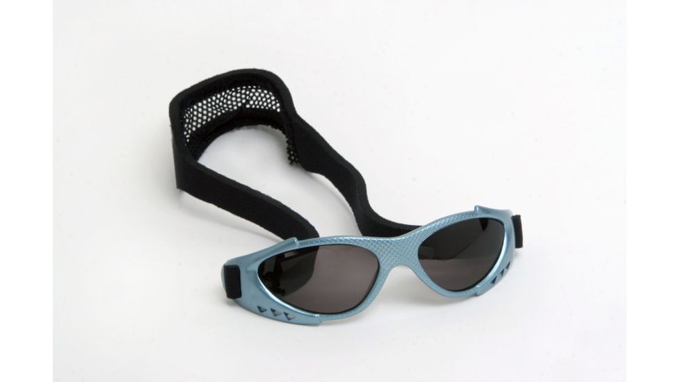 Real Kids Shades Xtreme Sports Sunglasses 3-7 Years - Light Blue w/ Adjustable Band 37XTRSLTBLUE