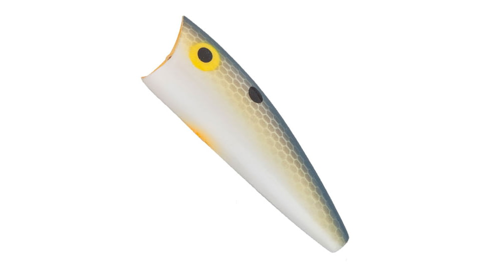 Rebel Lures Rebel Teeny Pop-R Topwater Bait, 2in, 1/8oz, Floating, Foxy Shad, P5075