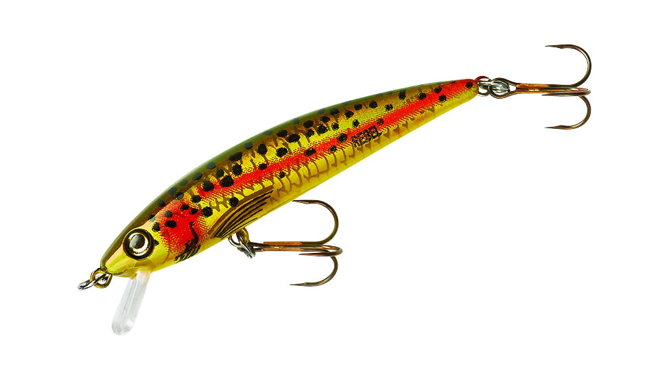 Rebel Lures Rebel Tracdown Ghost Minnow, Sinking, Cutthroat Trout, 2 1/2in, 1/8oz, TD47541