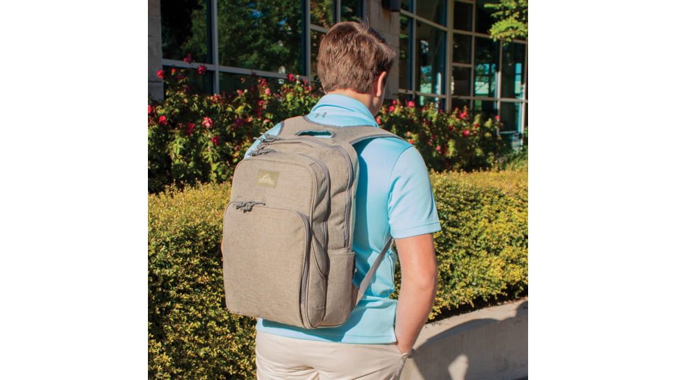 Red Rock Outdoor Gear 36L Segundo Backpack, Heather w/Olive Drab Trim, 86-002ODH