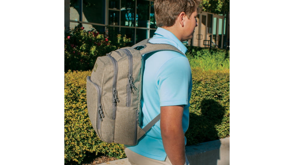 Red Rock Outdoor Gear 36L Segundo Backpack, Heather w/Olive Drab Trim, 86-002ODH