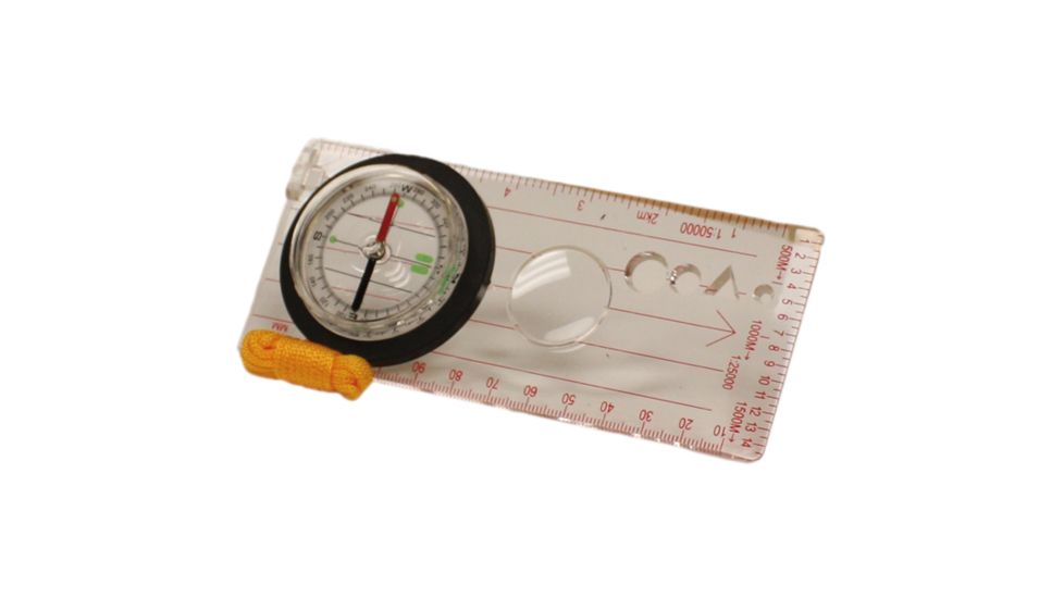 Red Rock Outdoor Gear Deluxe Map Compass, Clear, One-Size 455MAP