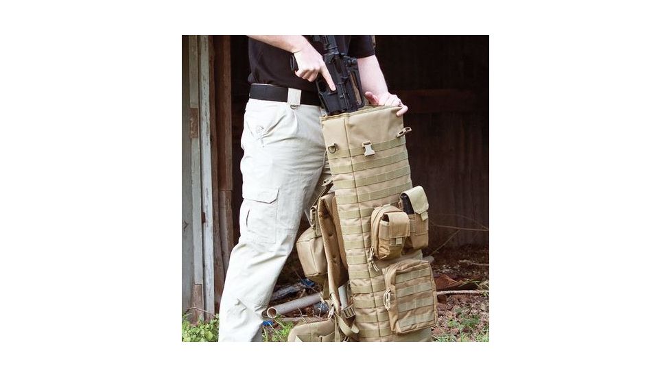 Red Rock Outdoor Gear Deluxe Rifle Backpack - Coyote, One-Size 80280COY