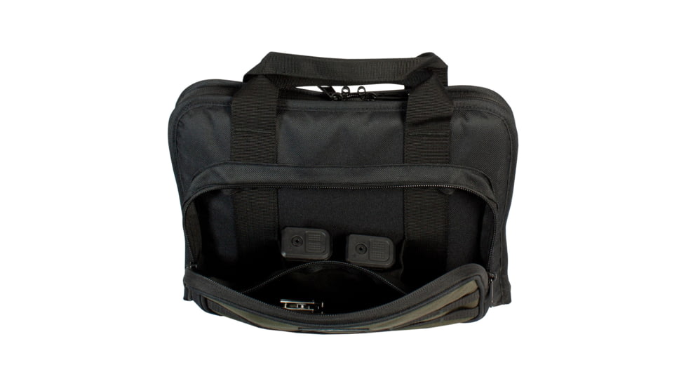 Red Rock Outdoor Gear Deluxe Single Pistol Case, Black/Olive Drab, 80270BOD