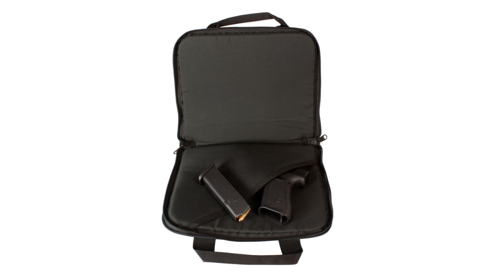 Red Rock Outdoor Gear Deluxe Single Pistol Case, Black/Olive Drab, 80270BOD