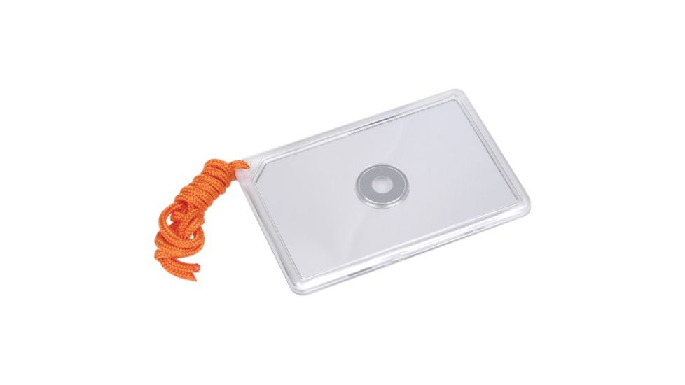 Red Rock Outdoor Gear Emergency Signal Mirror, Silver, 06-030