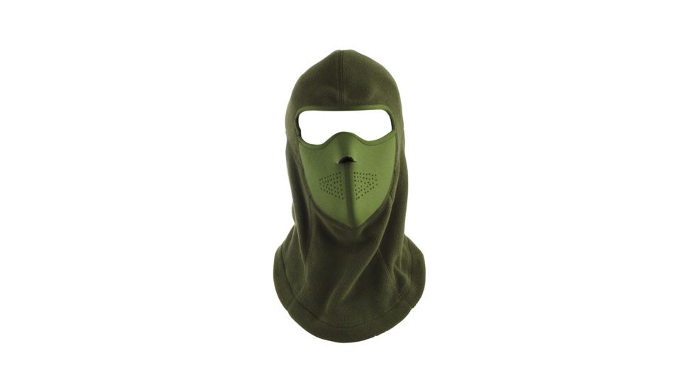 Red Rock Outdoor Gear Fleece Full Face Mask, Olive Drab, One Size, 70-2003OD