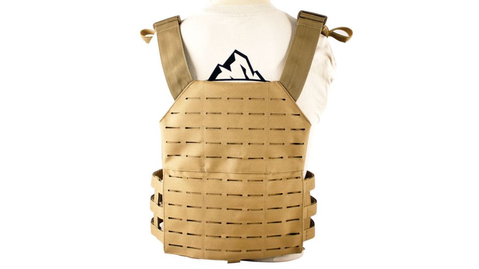 Red Rock Outdoor Gear Laser Cut Plate Carrier, Coyote, 523COY