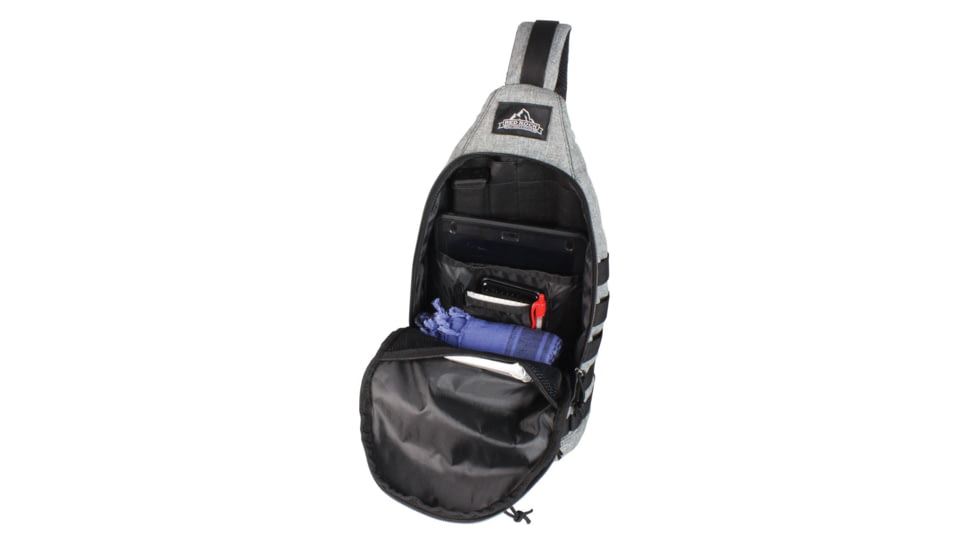 Red Rock Outdoor Gear Metro Sling Pack, Gray, 86-008GRY