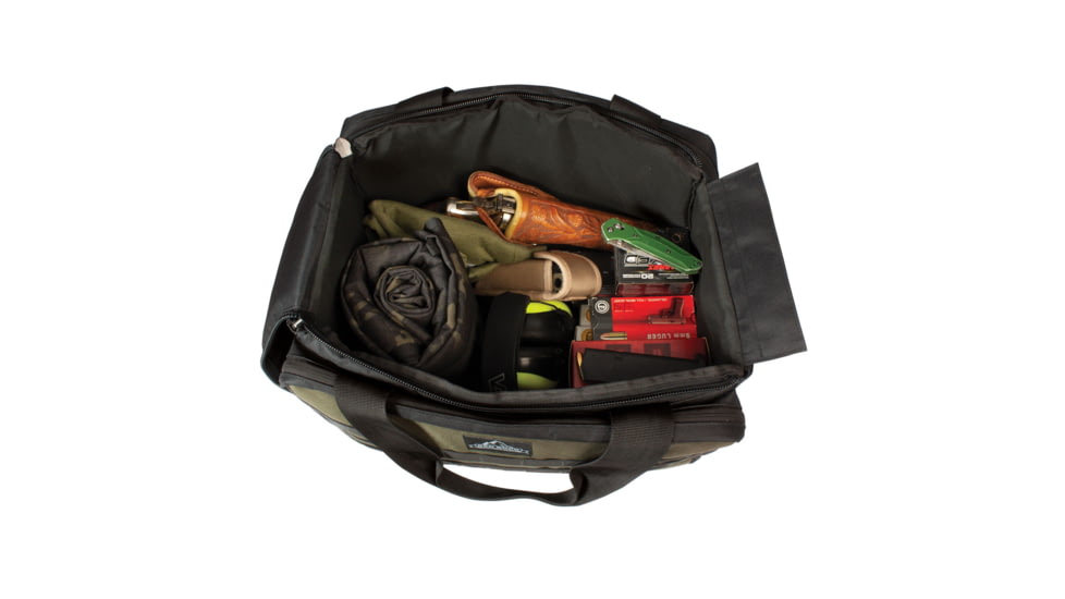 Red Rock Outdoor Gear MOLLE Range Bag, Black/Olive Drab, 80268BOD