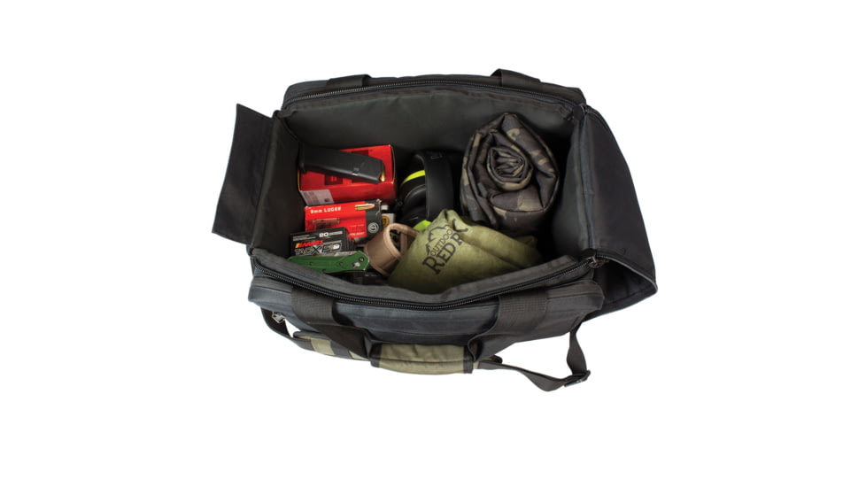Red Rock Outdoor Gear MOLLE Range Bag, Black/Olive Drab, 80268BOD