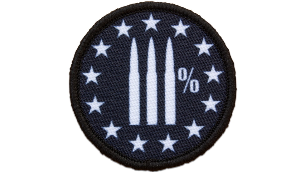 Red Rock Outdoor Gear Morale Patch, 3% Bullets, 97-042