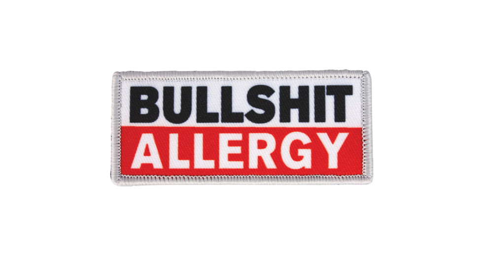 Red Rock Outdoor Gear Morale Patch, Bullsh Allergy, 97-079