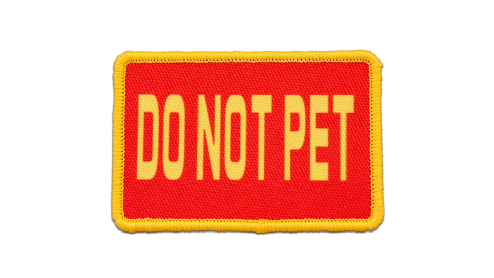 Red Rock Outdoor Gear Morale Patch, Do Not Pet, 97-010