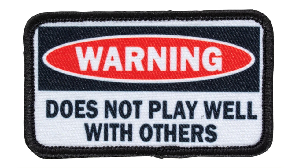 Red Rock Outdoor Gear Morale Patch, Does Not Play Well With Others, 97-104