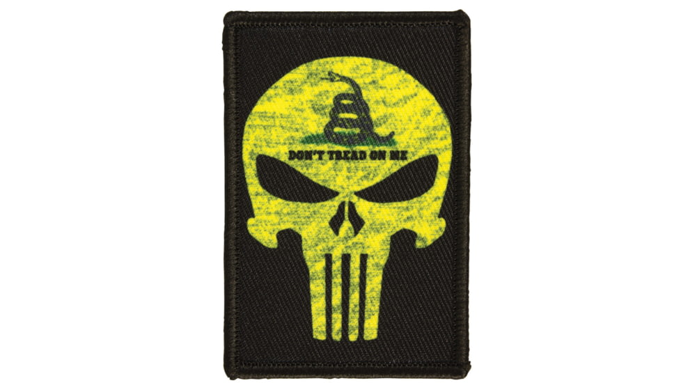 Red Rock Outdoor Gear Morale Patch, Don't Tread On Me Skull, 97-080