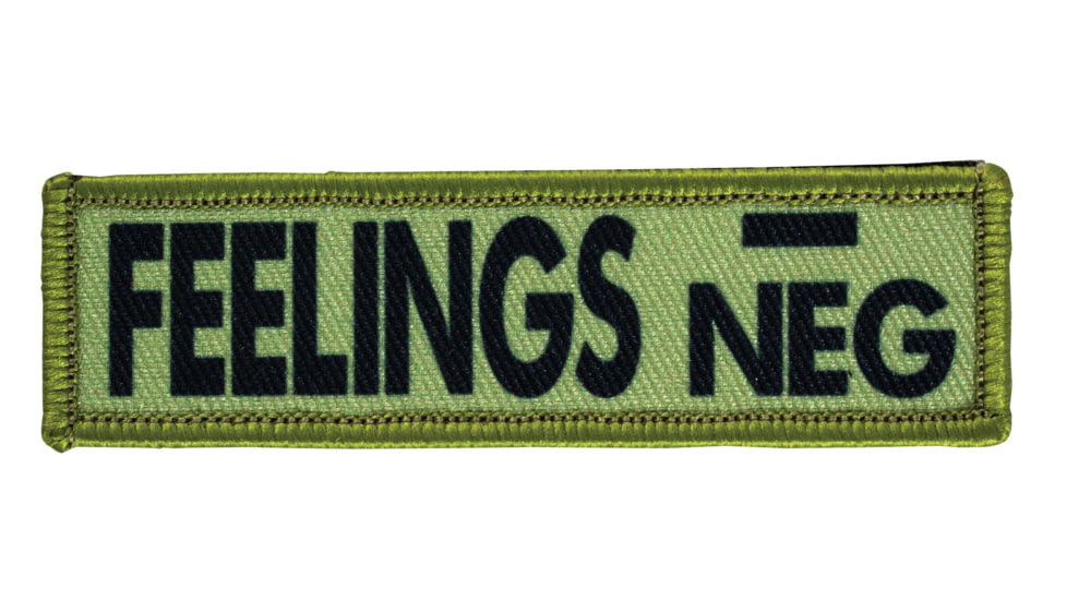Red Rock Outdoor Gear Morale Patch, Feelings NEG, 97-097