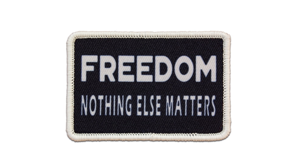 Red Rock Outdoor Gear Morale Patch, Freedom Nothing Else Matters, 97-013