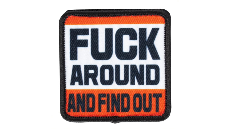 Red Rock Outdoor Gear Morale Patch, Fuck Around And Find Out, 97-110