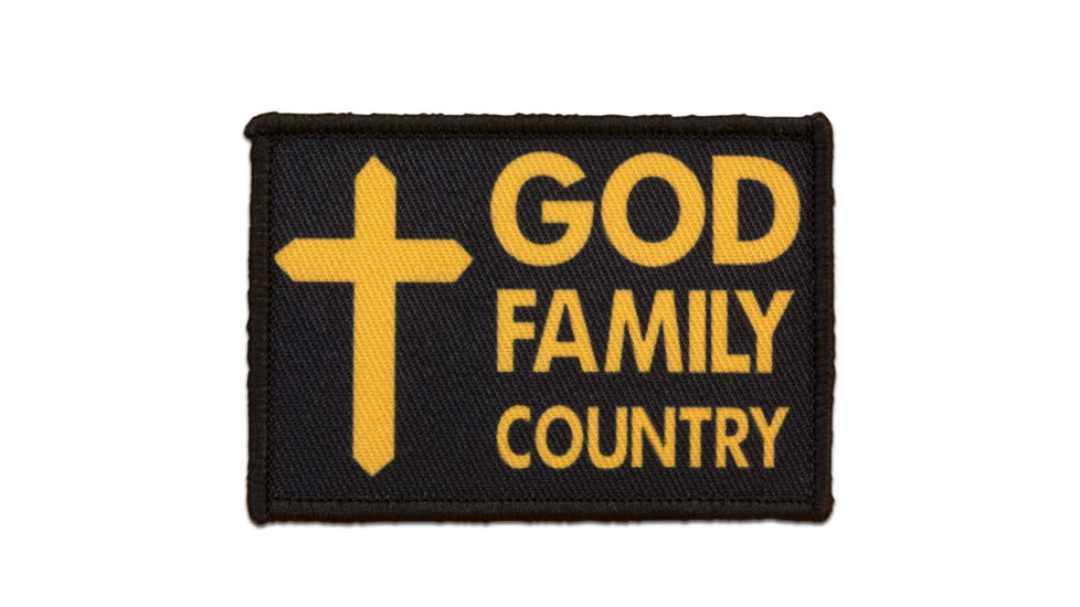 Red Rock Outdoor Gear Morale Patch, God Family Country, 97-024