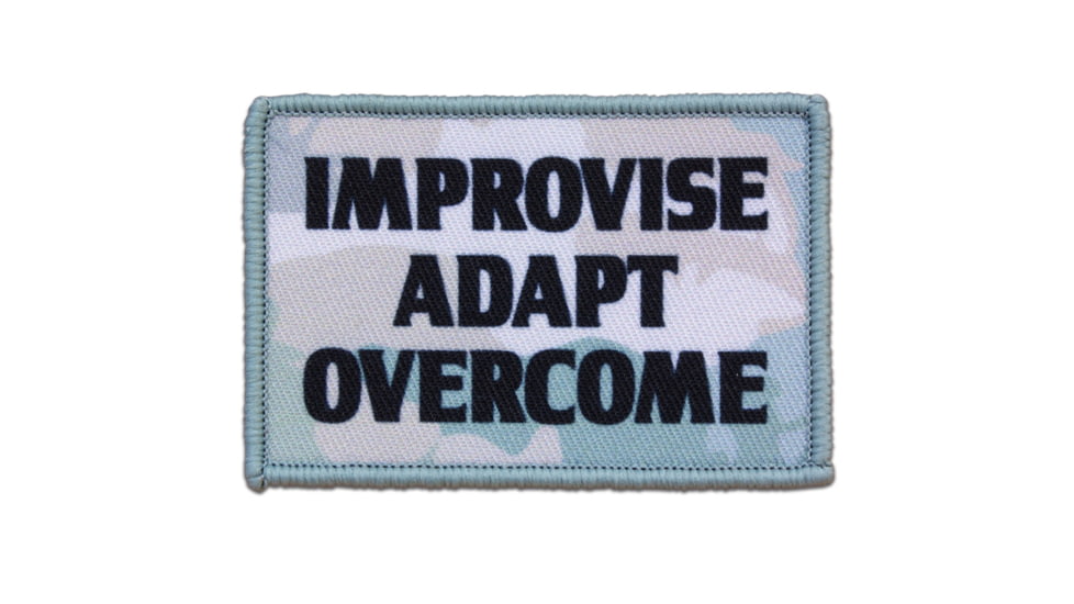 Red Rock Outdoor Gear Morale Patch, Improvise Adapt Overcome, 97-050