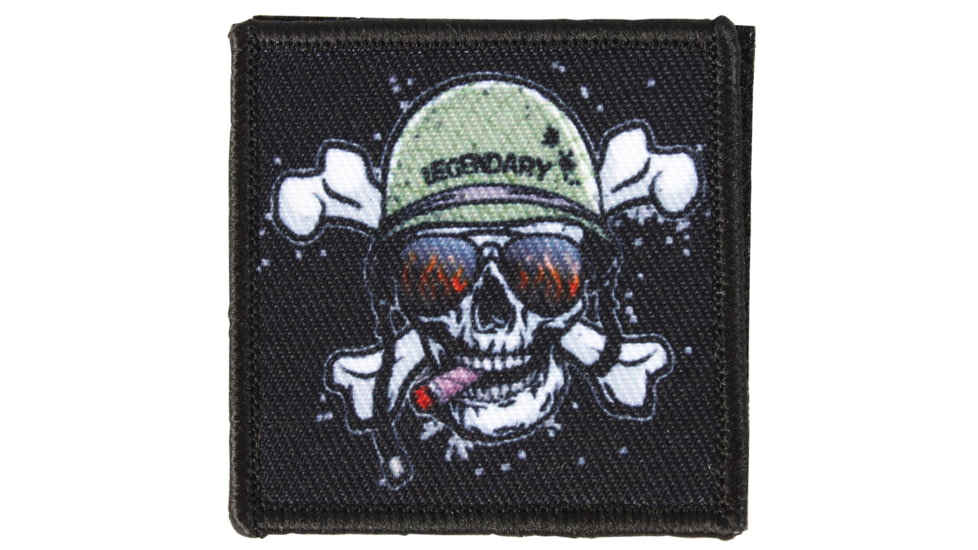 Red Rock Outdoor Gear Morale Patch, Military Skull, 97-090