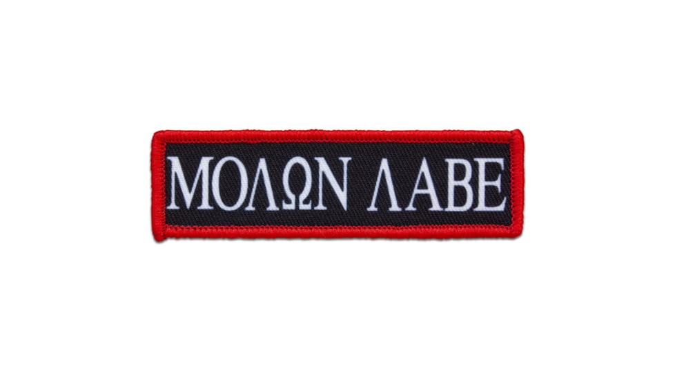 Red Rock Outdoor Gear Morale Patch, Molon Labe, 97-019