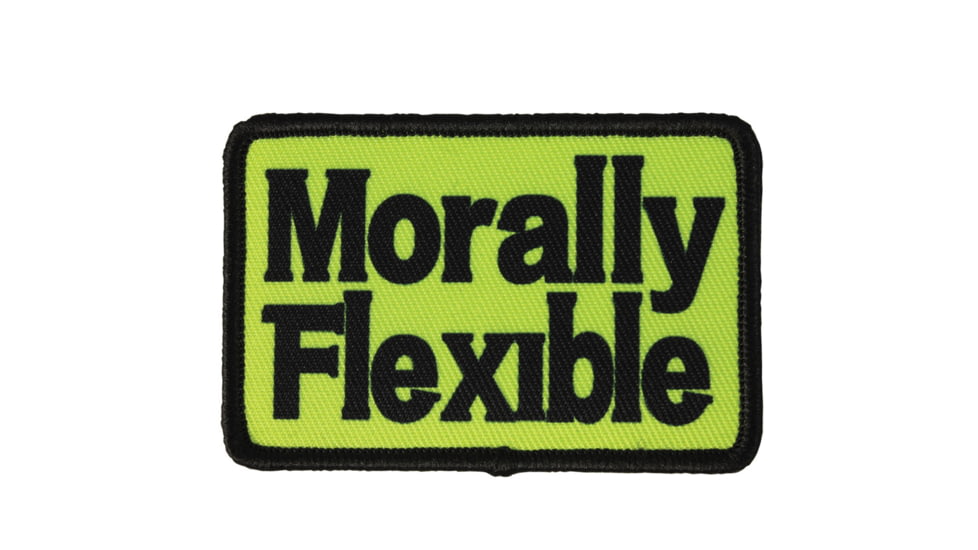 Red Rock Outdoor Gear Morale Patch, Morally Flexible, 97-077