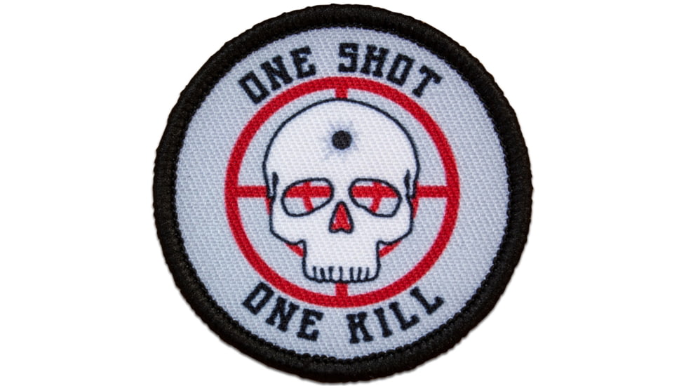 Red Rock Outdoor Gear Morale Patch, One Shot One Kill, 97-047