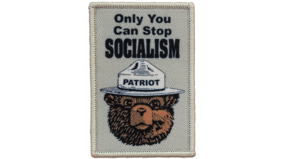 Red Rock Outdoor Gear Morale Patch, Only You Can Stop Socialism, 97-034