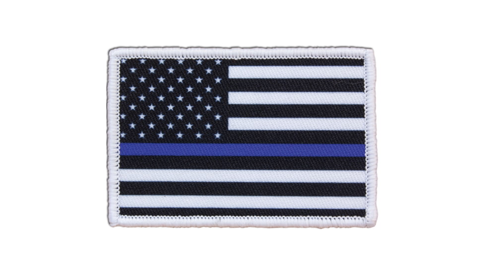 Red Rock Outdoor Gear Morale Patch, Thin Blue Line Flag, 97-069