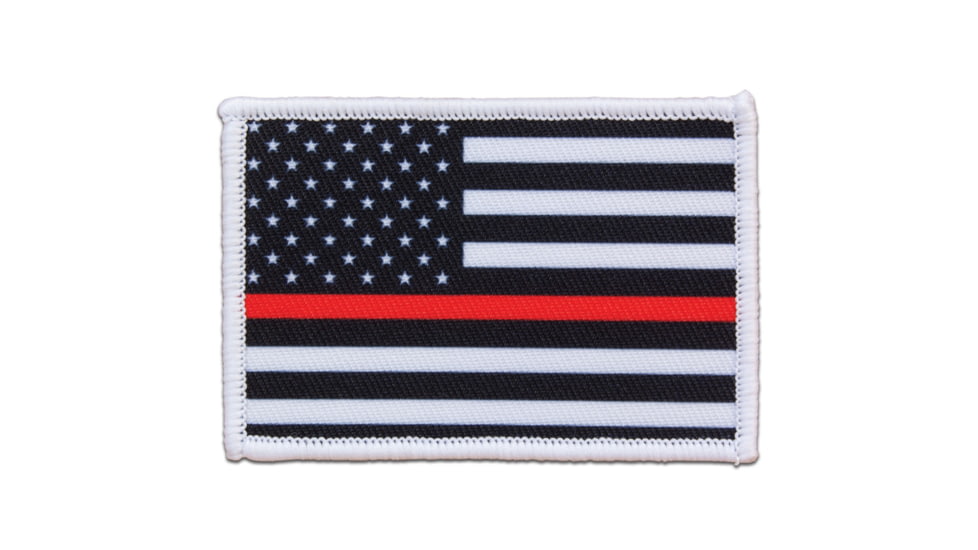 Red Rock Outdoor Gear Morale Patch, Thin Red Line Flag, 97-070