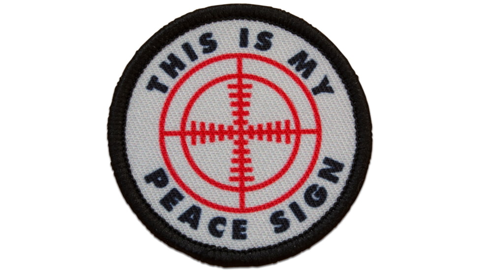 Red Rock Outdoor Gear Morale Patch, This Is My Peace Sign, 97-059