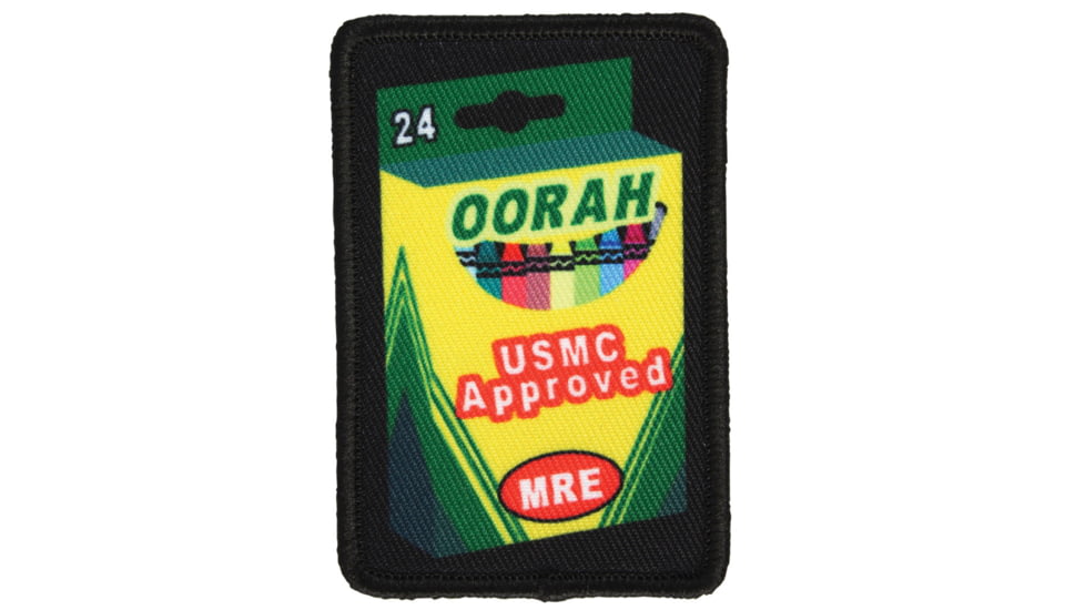 Red Rock Outdoor Gear Morale Patch, USMC Crayola Approved MRE, 97-075