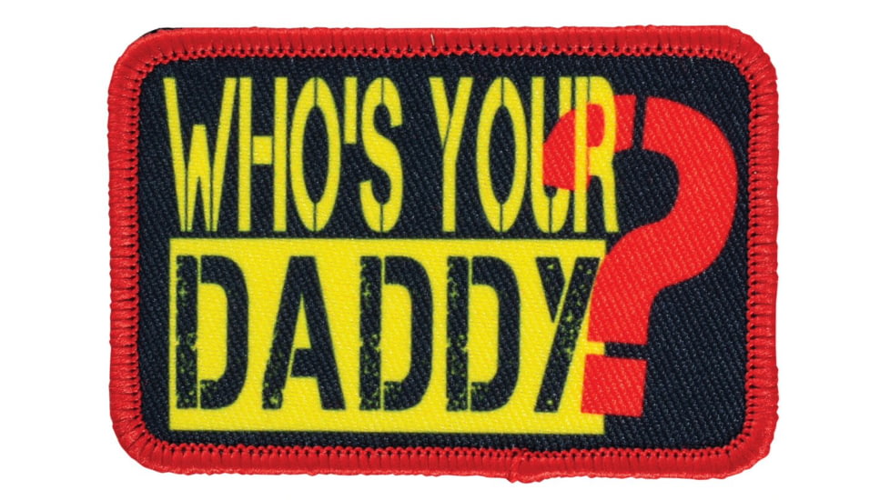 Red Rock Outdoor Gear Morale Patch, Who's Your Daddy, 97-100
