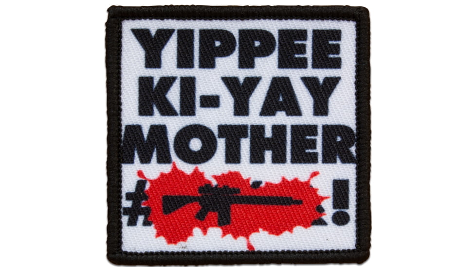 Red Rock Outdoor Gear Morale Patch, Yippee Ki-Yay Mother #&amp;#!, 97-051