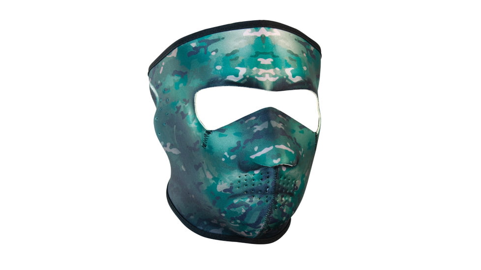 Red Rock Outdoor Gear Neoprene Face Mask, Green/Black Camo, 70-2004-04
