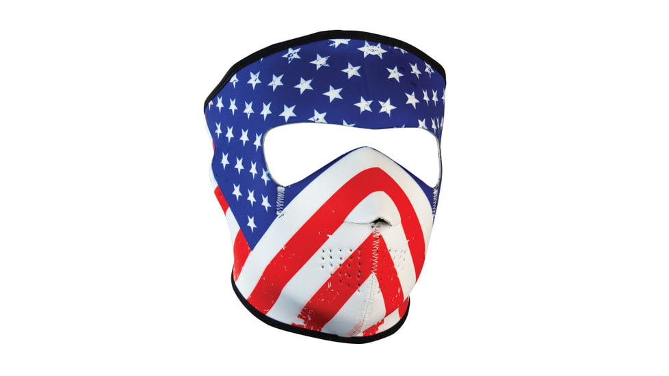 Red Rock Outdoor Gear Neoprene Face Mask, USA Flag, 70-2004-11