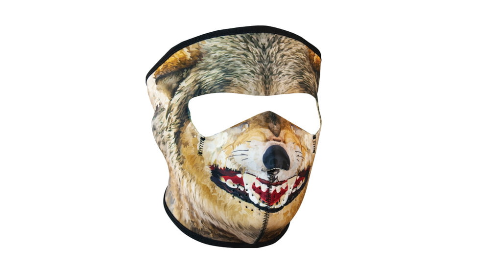 Red Rock Outdoor Gear Neoprene Face Mask, Wolf, 70-2004-12