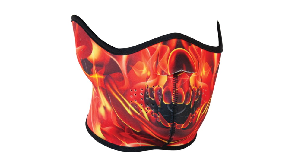 Red Rock Outdoor Gear Neoprene Half-Face Mask, Flame, 70-2005-02