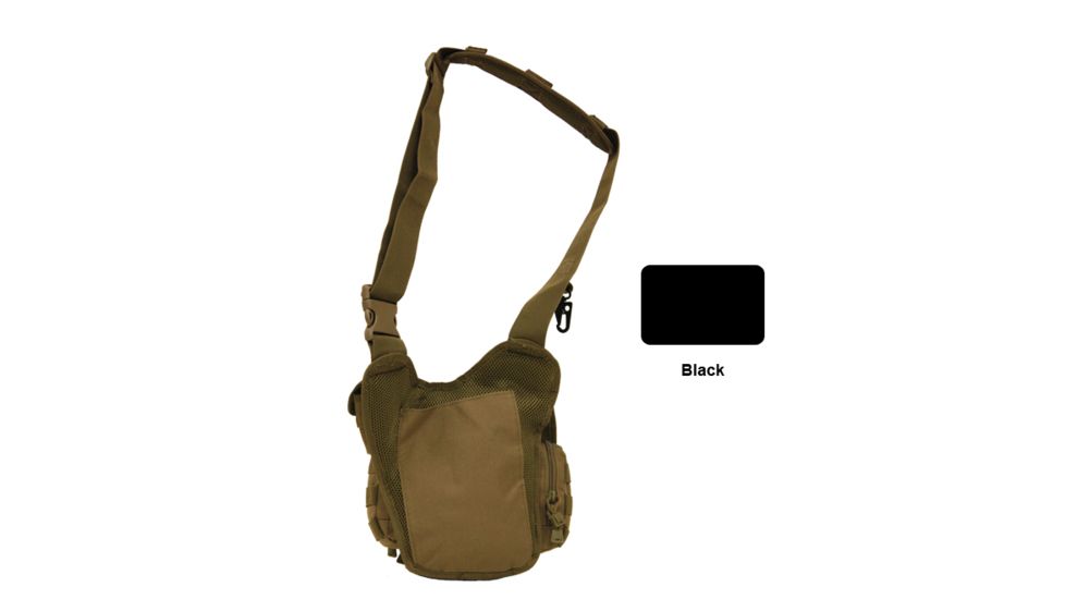 Red Rock Outdoor Gear Nomad Sling Bag, Black, One-Size 80227BLK