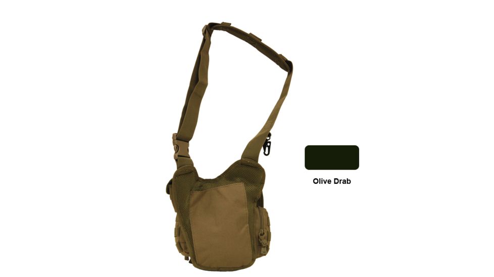 Red Rock Outdoor Gear Nomad Sling Bag, Olive Drab, One-Size 80227OD