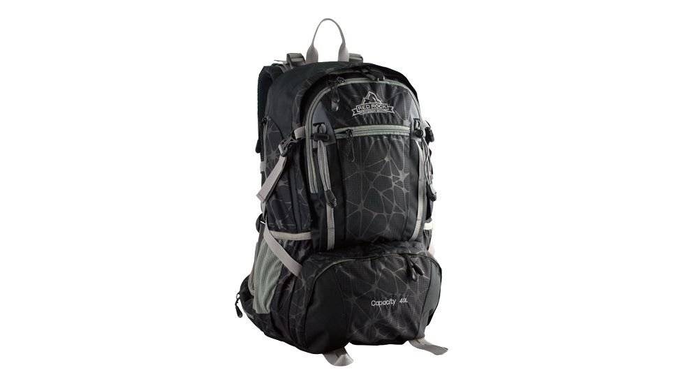 Red Rock Outdoor Gear Red Rock Bluff Backpack 40l Black 1 Main Pocket