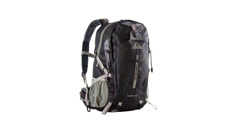 Red Rock Outdoor Gear Red Rock Canyon Backpack 45l Black 2 Main Pockets