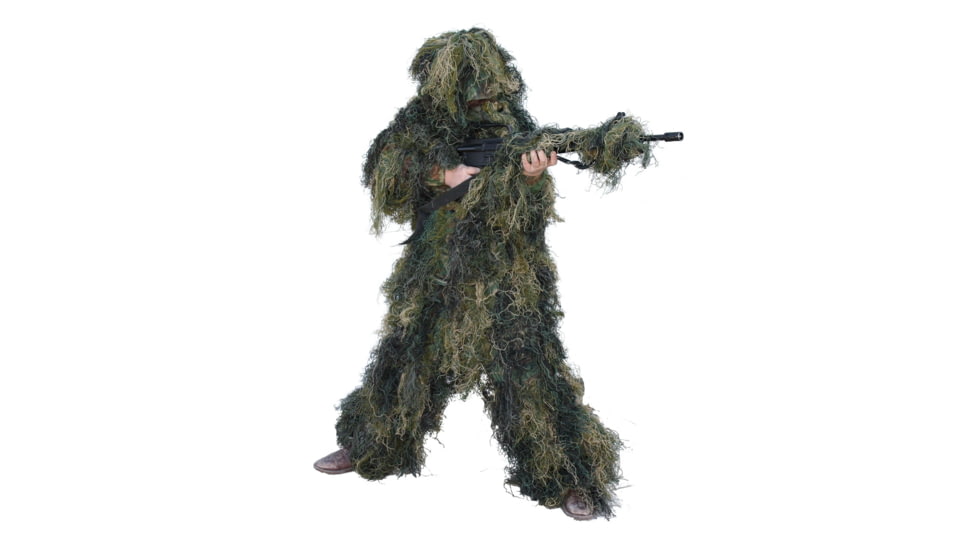Red Rock Outdoor Gear 5-Piece Youth Ghillie Suit Woodland