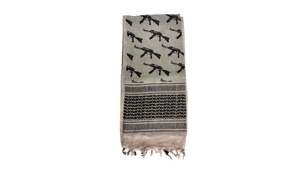 Red Rock Outdoor Gear Shemagh Head Wrap, M16 Rifle Tan/Black, 70-26